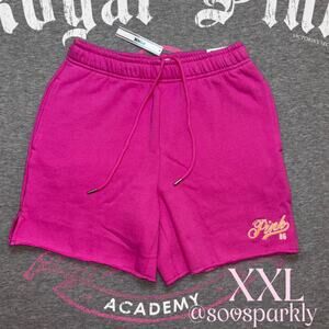 Victoria’s Secret PINK Limited Edition Pink Gossip Ivy Fleece Campus Shorts - XL